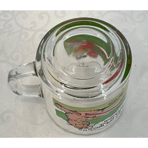 Garfield McDonald's 1978 Vintage Glass Mug With Comic Print Jim Davis - Picture 4 of 5